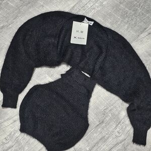& Other Stories Women's Black Sweater Shrug